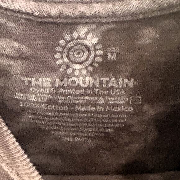 The Mountain Beware of Pit Bulls Graphic Tee Mens Medium Gray Dog T-Shirt - Picture 5 of 7